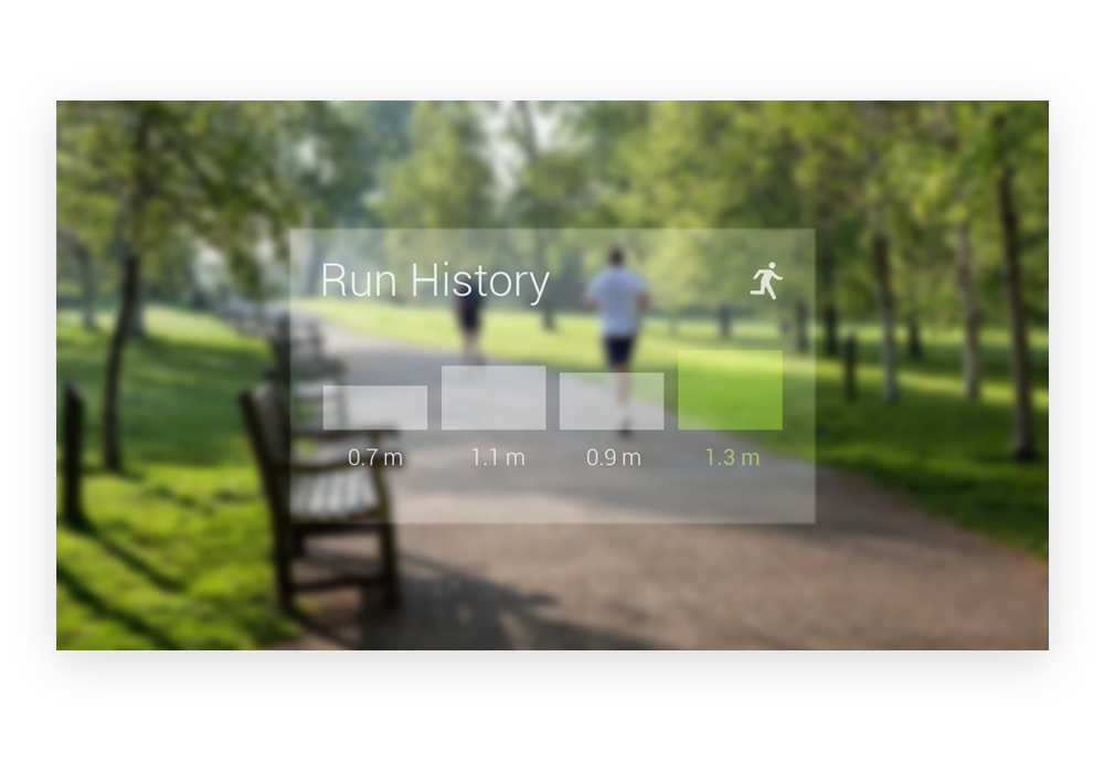 Google Glass - Run History